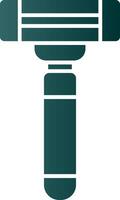 Razor Glyph Gradient Icon vector