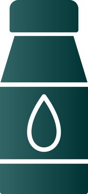 Water Bottles Glyph Gradient Icon