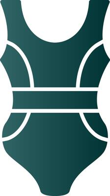 Swimsuit Glyph Gradient Icon