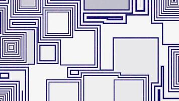 Squares pattern animation. Flat background. video