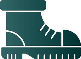 Boot Glyph Gradient Icon vector