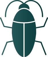 Cockroach Glyph Gradient Icon vector