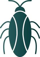 Cockroach Glyph Gradient Icon vector