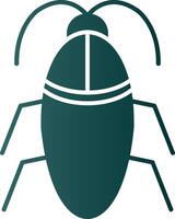 Cockroach Glyph Gradient Icon vector