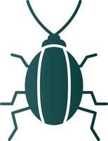 Cockroach Glyph Gradient Icon vector