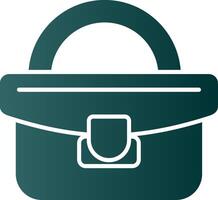 Handbag Glyph Gradient Icon vector