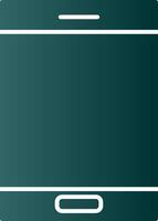 Cellphone Glyph Gradient Icon vector