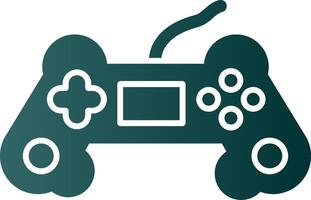 Game Controller Glyph Gradient Icon vector