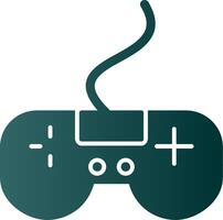 Videogame Glyph Gradient Icon vector