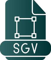Svg Glyph Gradient Icon vector