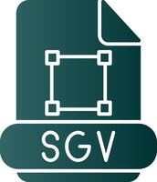 icono de gradiente de glifo de svg vector