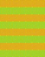 Classic Decorative Squared Spirals Seamless Pattern vector