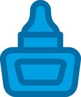 Liquid glue Blue Line Filled Icon vector