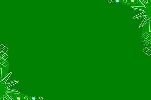 Simple Green Abstract Banner Background vector