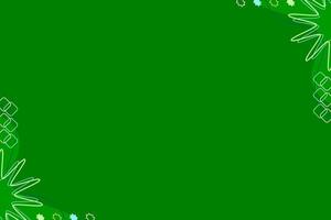 Simple Green Abstract Banner Background vector