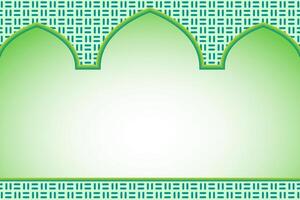 Islamic Geometric Graphic Banner Background vector