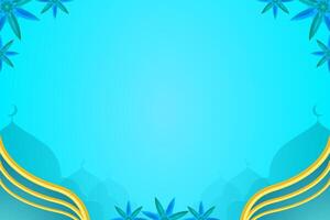 Islamic Banner Background for Muslim Event vector