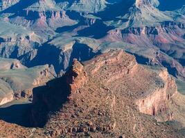 grandioso cañón aéreo escena. panorama en hermosa naturaleza paisaje paisaje en grandioso cañón nacional parque. foto