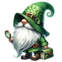 ai gegenereerd st. Patrick dag themed gnoom illustratie png