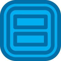 Layout Blue Line Filled Icon vector