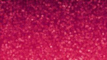 Red glitter background of Bokeh loop animation video