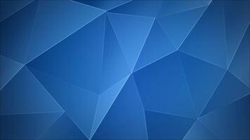 Abstract animated background triangular video