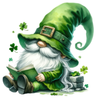 ai gegenereerd st. Patrick dag themed gnoom illustratie png