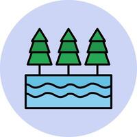 River Vector Icon