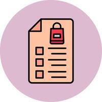 Shopping List Vector Icon