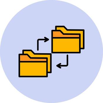 Data Copy Vector Icon