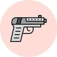 icono de vector de pistola