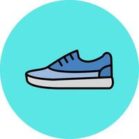 icono de vector de zapatillas