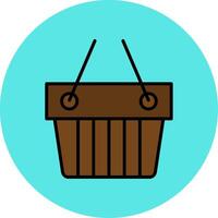 Shopping Basket Vector Icon