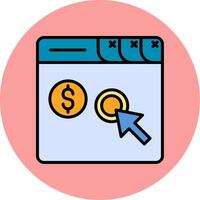 Pay Per Click Vector Icon