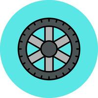 Tire Vector Icon