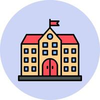 University Building Vector Icon