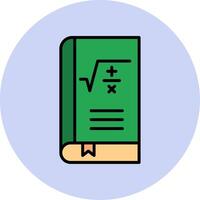 Maths Book Vector Icon