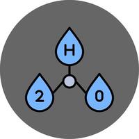 H2o Vector Icon