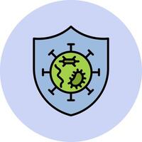 Germs Protected Vector Icon