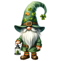 ai gegenereerd st. Patrick dag themed gnoom illustratie png