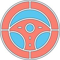 Steering Wheel Vector Icon