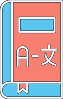 Translate Book Vector Icon