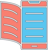 Digital Book Vector Icon