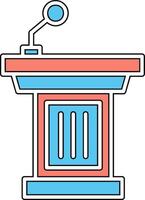 Podium Vector Icon