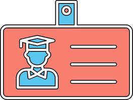 Student Id Card Vector Icon