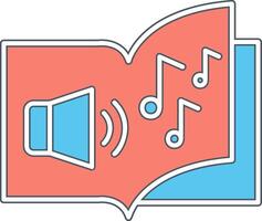 Audio Book Vector Icon