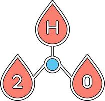 H2o Vector Icon