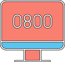 Help Line Vector Icon