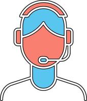 Customer Service Agent Vector Icon