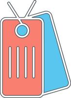 Dog Tag Vector Icon